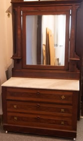 Victorian Marble Top Dresser
