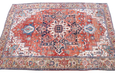 A Fine Antique Nineteenth Century Serapi Room Rug