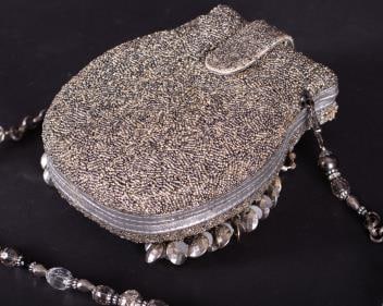 Mary Frances Beaded Wisdom Owl Evening Bag