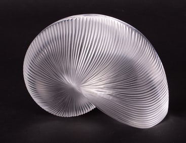 Large Baccarat Nautilus Shell