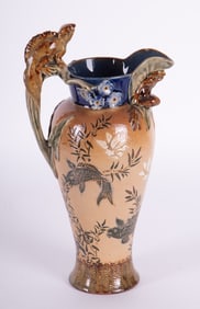 A Doulton Lambeth Figural Ewer
