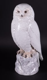 A Large Bing & Grondahl Porcelain Snowy Owl