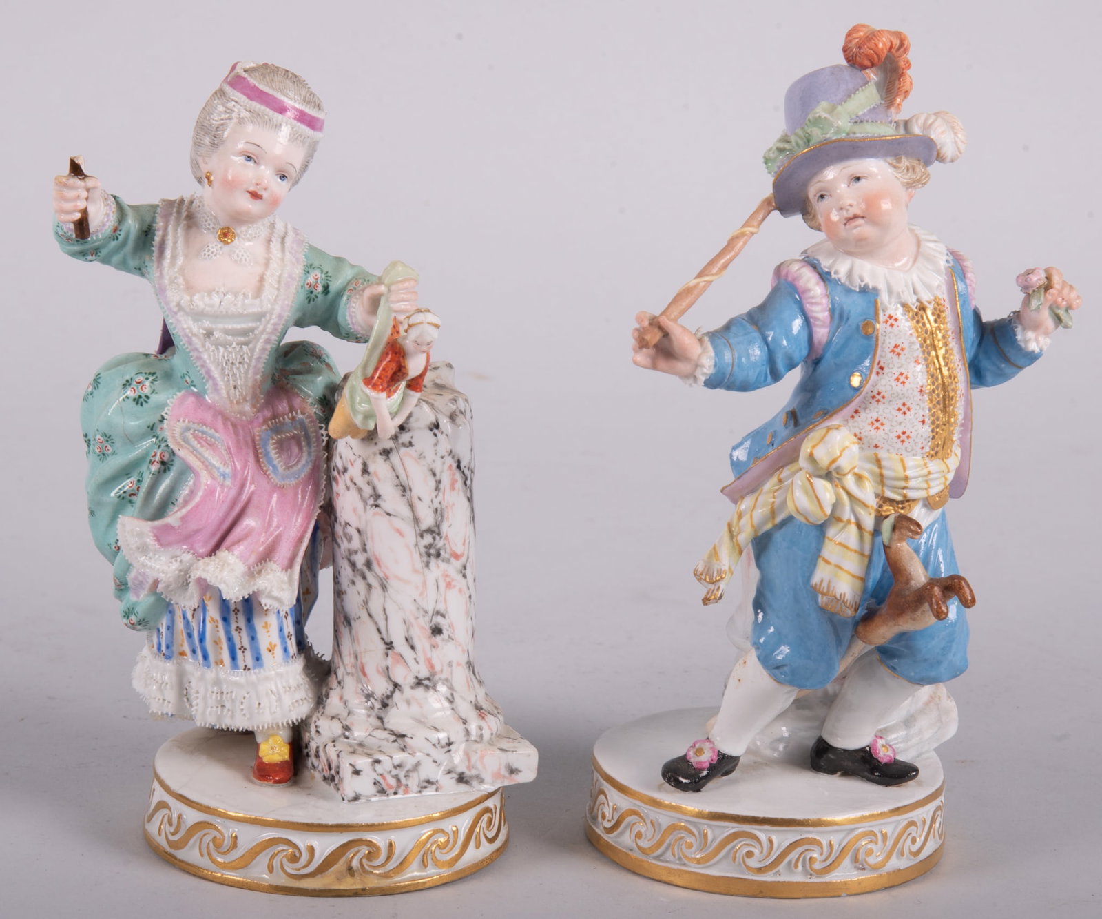 Two Charming Meissen Figures of Children (1 of 4)