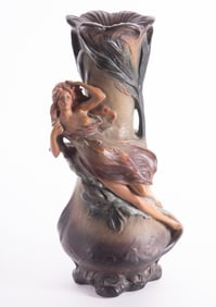 A Pair of Tall Art Nouveau Vase, after Ranieri