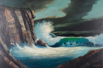 Val McGann, Maine, Florida, Ireland (1928-2016), Oil on Board
