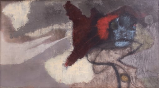 Thomas E. Cranmer, 20th Century, Untitled, circa 1959-1960, oil on canvas