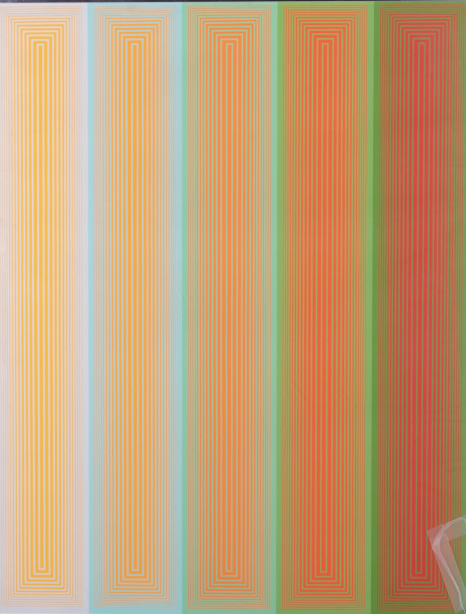 Richard Anuskiewicz, American (1930-2020), Inward Eye Pl. 10, serigraph in colors (1 of 5)