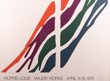 Morris Louis, (1912-1962), Major Works, April 8-26, 1979, Andre Emmerich Gallery, Inc., color