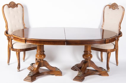 Twentieth Century French Design Dining Room Ensemble for Unique Furniture Makers
