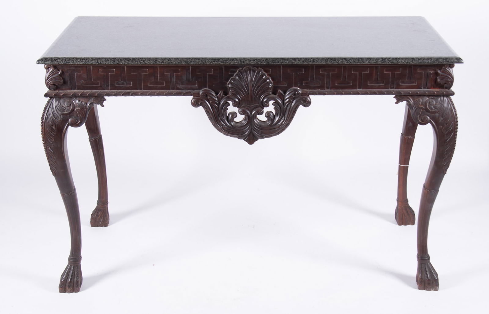 Antique Continental Marble Top Console Table (1 of 4)