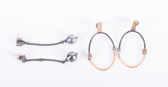 Roger Rimel Earrings Two Pair