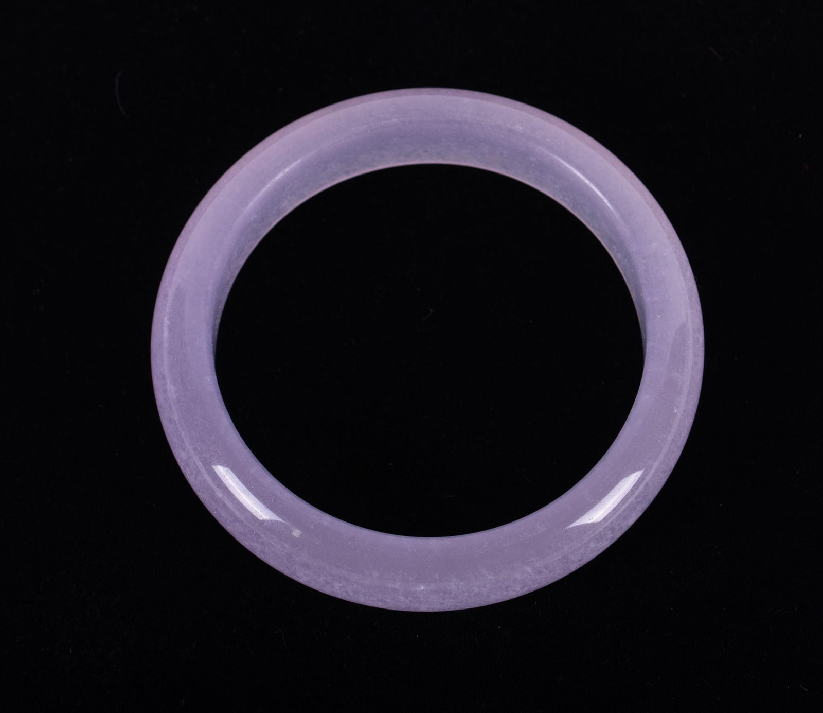 Chinese Lavender Jade Bangle (1 of 2)