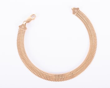18K Yellow Gold Doublebox Bracelet