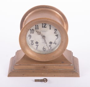 Chelsea Brass Case Ships Bell Clock