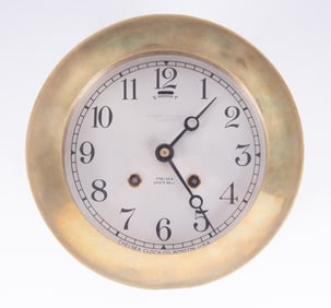 Chelsea Brass Case Ships Bell Clock