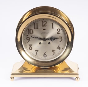 A Chelsea Brass Case Ships Bell Clock, J.E. Caldwell