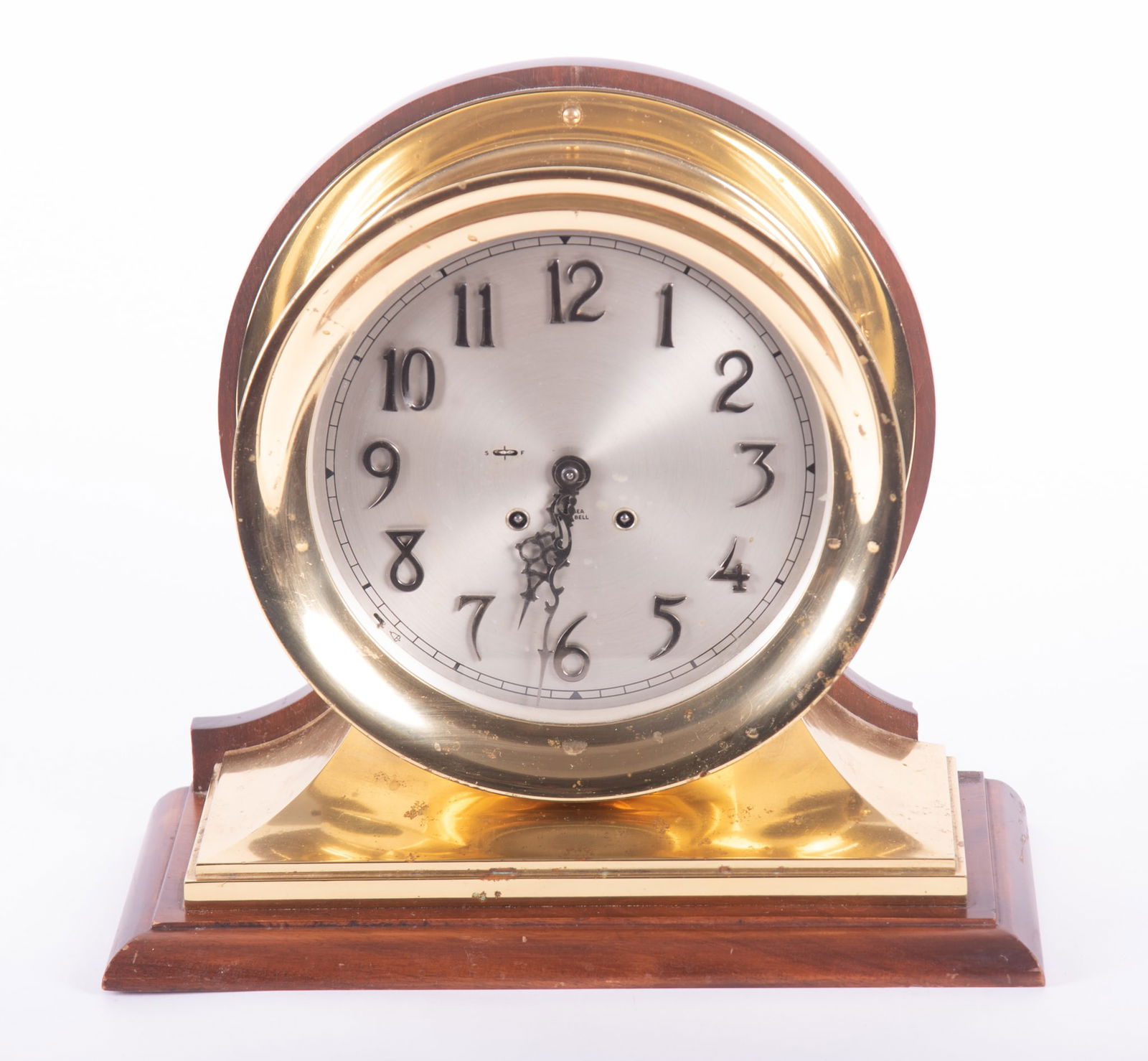 Chelsea 8 Inch Dial Ships Bell Clock (1 of 4)