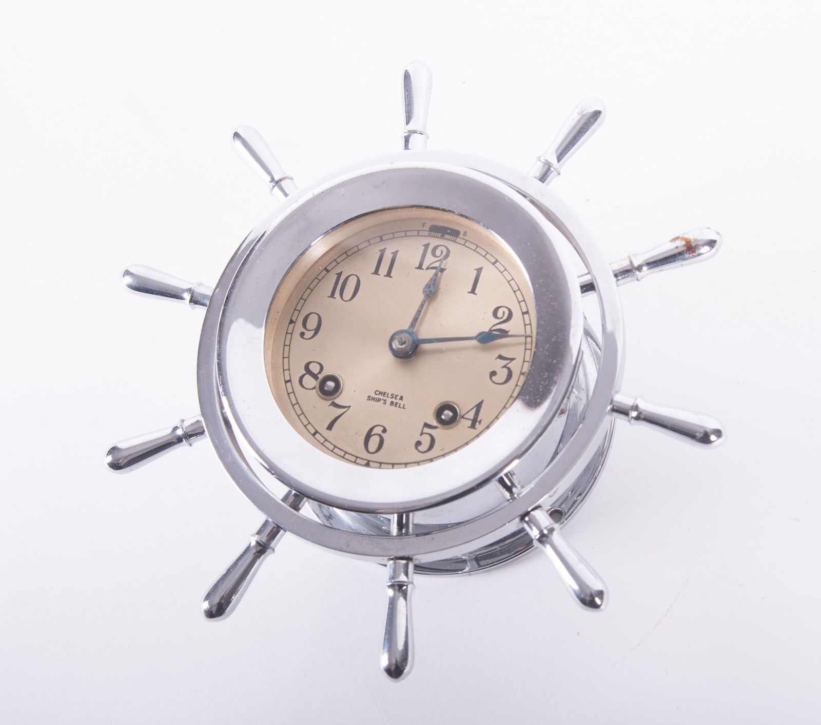 Chelsea Yacht Wheel Ships Bell Clock (1 of 4)
