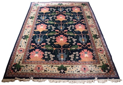 Handwoven Arts And Crafts Turkish Room Rug