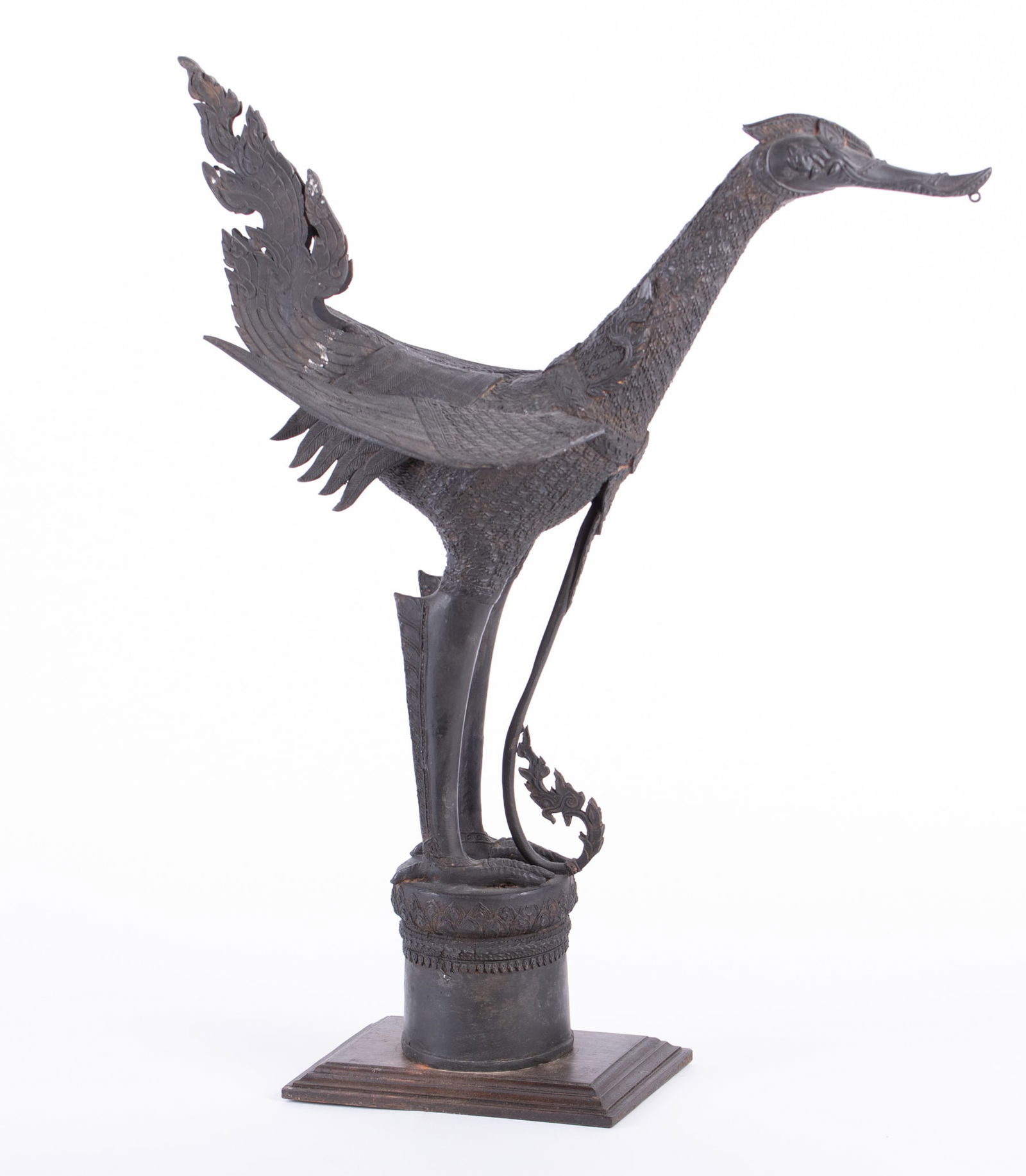 A Vintage Bronze Thai Temple Bird (1 of 4)
