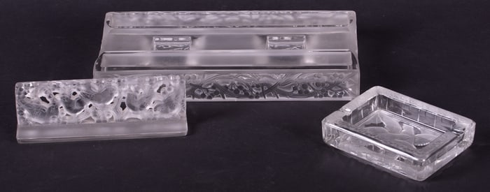 An R. Lalique Mirabeau Inkwell, No. 440