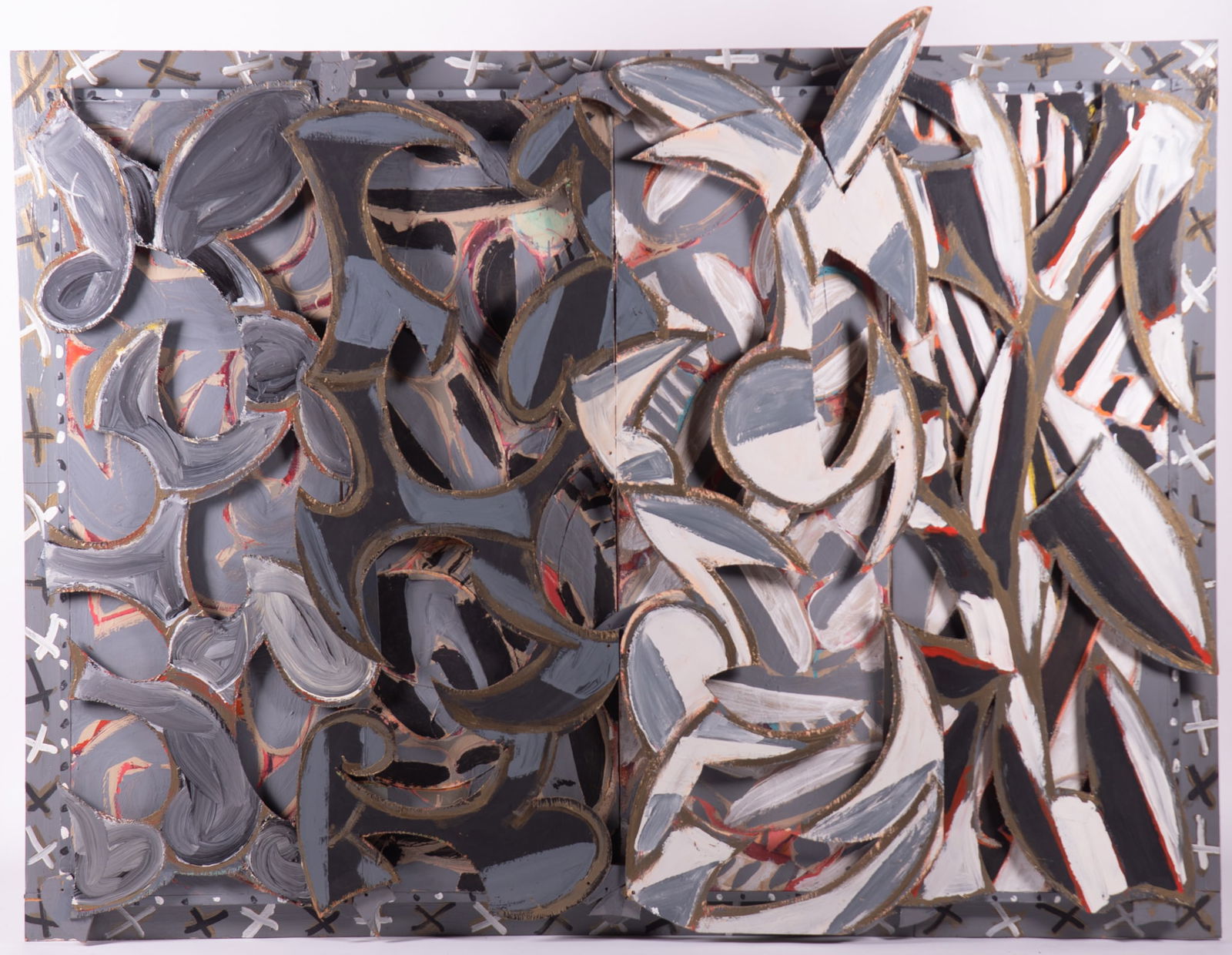 John Bjerklie, Maine/St. Louis/New York (1953-2024), Circe, 1988, acrylic on wood and canvas (1 of 4)