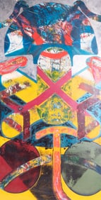 Rick Barcheck, American 20th Century, Scarab, 1975, mixed media