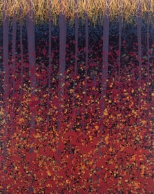 Daniel Lager, Minnesota 20th-21st Centuries, Evermore, 2015, reverse painting on acrylic