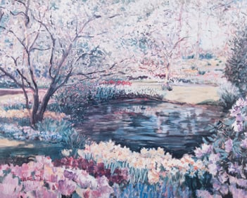 Michele Taylor Hayakawa, 20th Century, Impressionist Landscape, oil on canvas