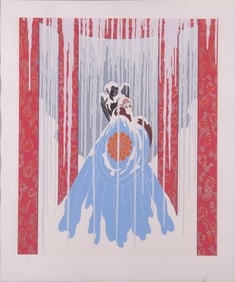 Romain de Tirtoff Erte, Russian/French (1892-1990), Love's Captive, serigraph ed 36/300