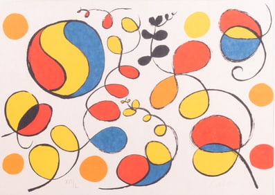 Alexander Calder, American (1898-1976), Hope of Volubis (L'Espoir du Volubis), 1973, color