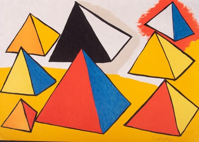 Alexander Calder, American (1898-1976), Homage to Euclid, (Composition IX), from La M?moire