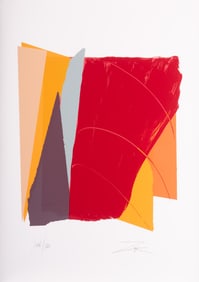 Larry Zox, New York, Iowa (1936-2006), Untitled (Three Works), three serigraphs, from editions of