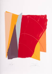 Larry Zox, New York, Iowa (1936-2006), Untitled (Three Works), three serigraphs, from editions of: Larry ZoxNew York, Iowa, (1936-2006)Untitled (Three Works)three serigraphs, from editions of 160 and 185Each signed and numbered in pencil lower margin, unframed.sheet: 40 x 30 inches