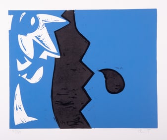 Charles Hewitt, American (b. 1946), Four Untitled Works, color woodcuts, from editions of 100