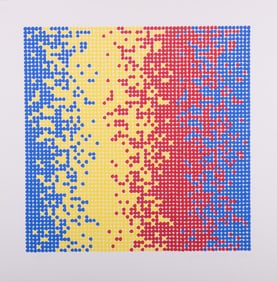 David Roth, American (b. 1942), Three Works: Untitled (Blue, Yellow, Red, Blue), Untitled (Green,