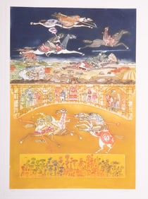 Guillermo Silva Santamaria, Colombian (1921-2007), La Forteleza, Duelo Naval, Animus et Anima, and
