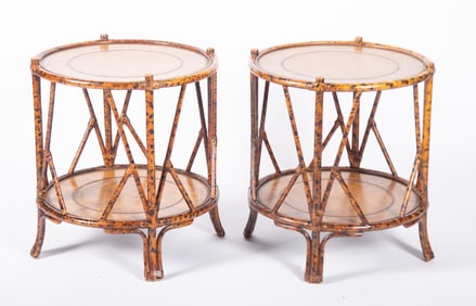 Pair Of Maitland Smith Side Tables