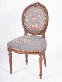A French Louis XVI Style Side Chair