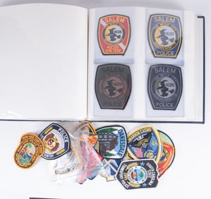 A Large Collection of Police Related Badge Patches