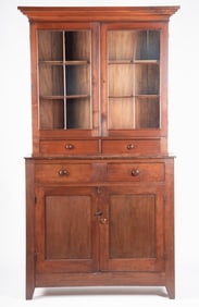 Antique American Two Member Bookcase.