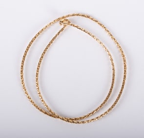 14K Yellow Gold Coiled Neckwire