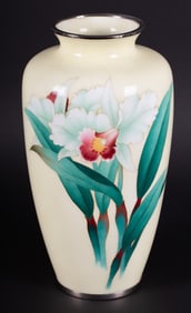 A Large Japanese Ando Cloisonne Vase