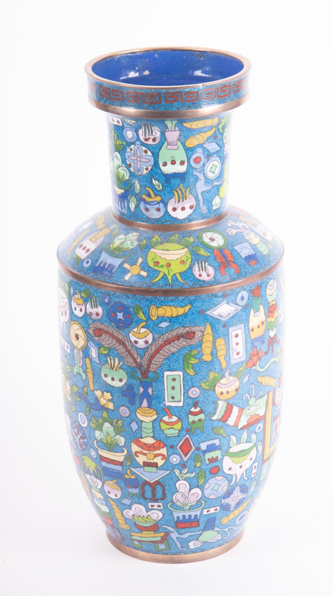 A Large Chinese Cloisonne Vase (1 of 4)