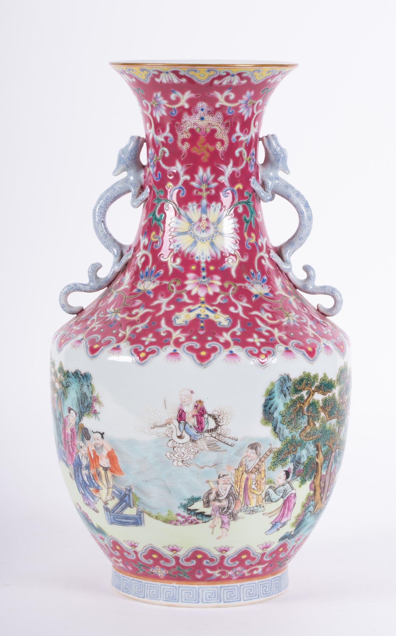 Chinese Porcelain Famille Rose Vase (1 of 5)