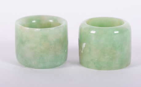 Pair of Jade Archer Rings