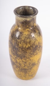 A German Karlsruhe Crackle Glaze Pottery Vase
