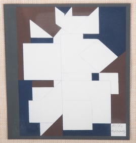 Victor Vasarely, Hungarian/French (1906-1997), From Le Point Cardinal Exhibition Catalog 1962,
