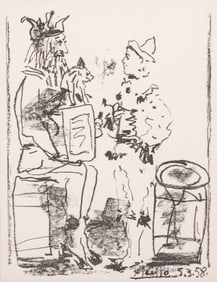 Pablo Picasso, Le Saltimbanque, lithograph