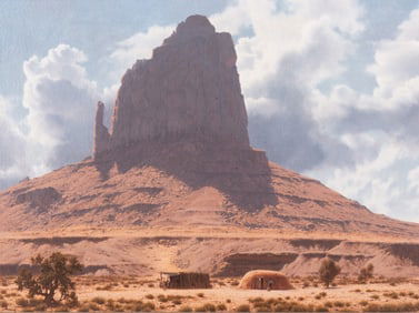 James A Fetherolf, Camarillo, CA (1925-1994), Bachelor, oil on canvas
